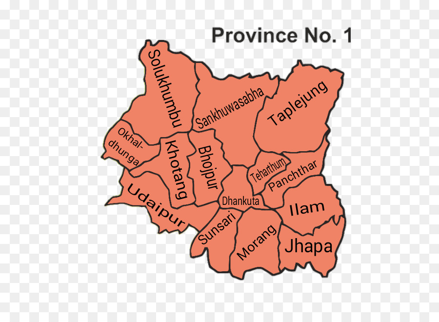 Provincia N. 1 Province del Nepal Dhankuta Distretto Biratnagar Provincia N. 3 - altri