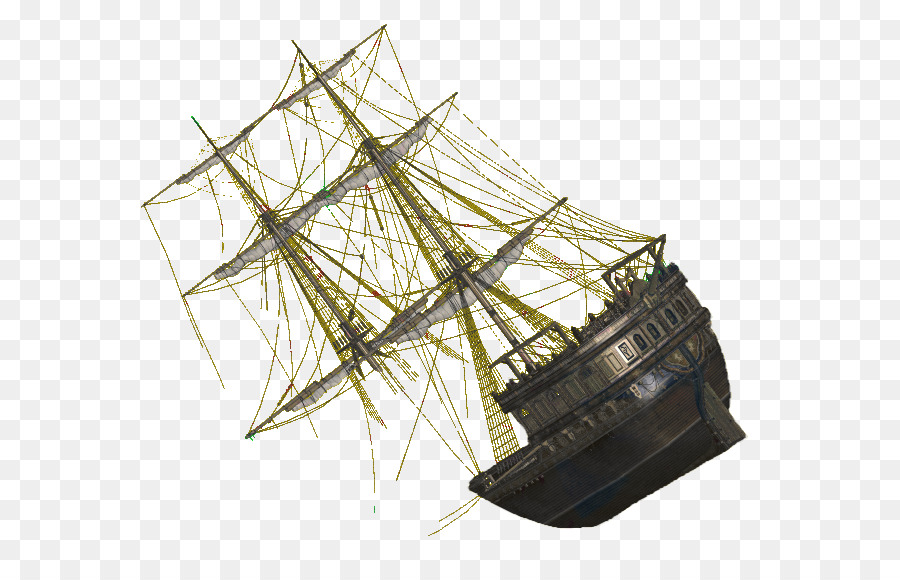 Caravel, Nave, Barca A Vela Brigantine - nave che affonda