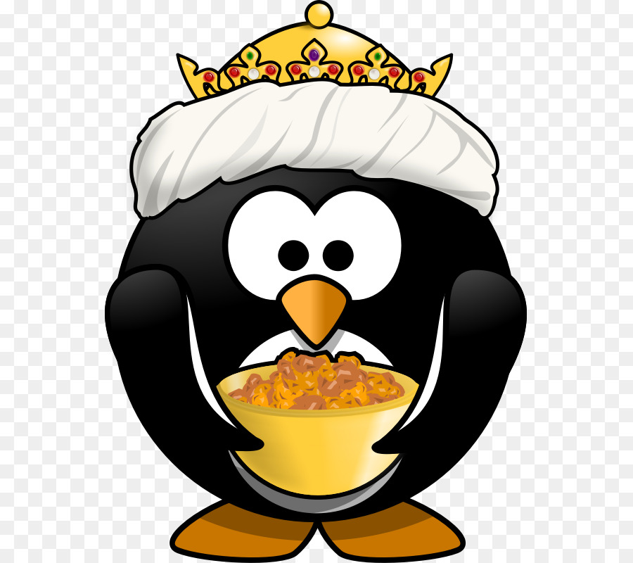 Der Pinguin im Schnee Cartoon Clip art - König Pinguin