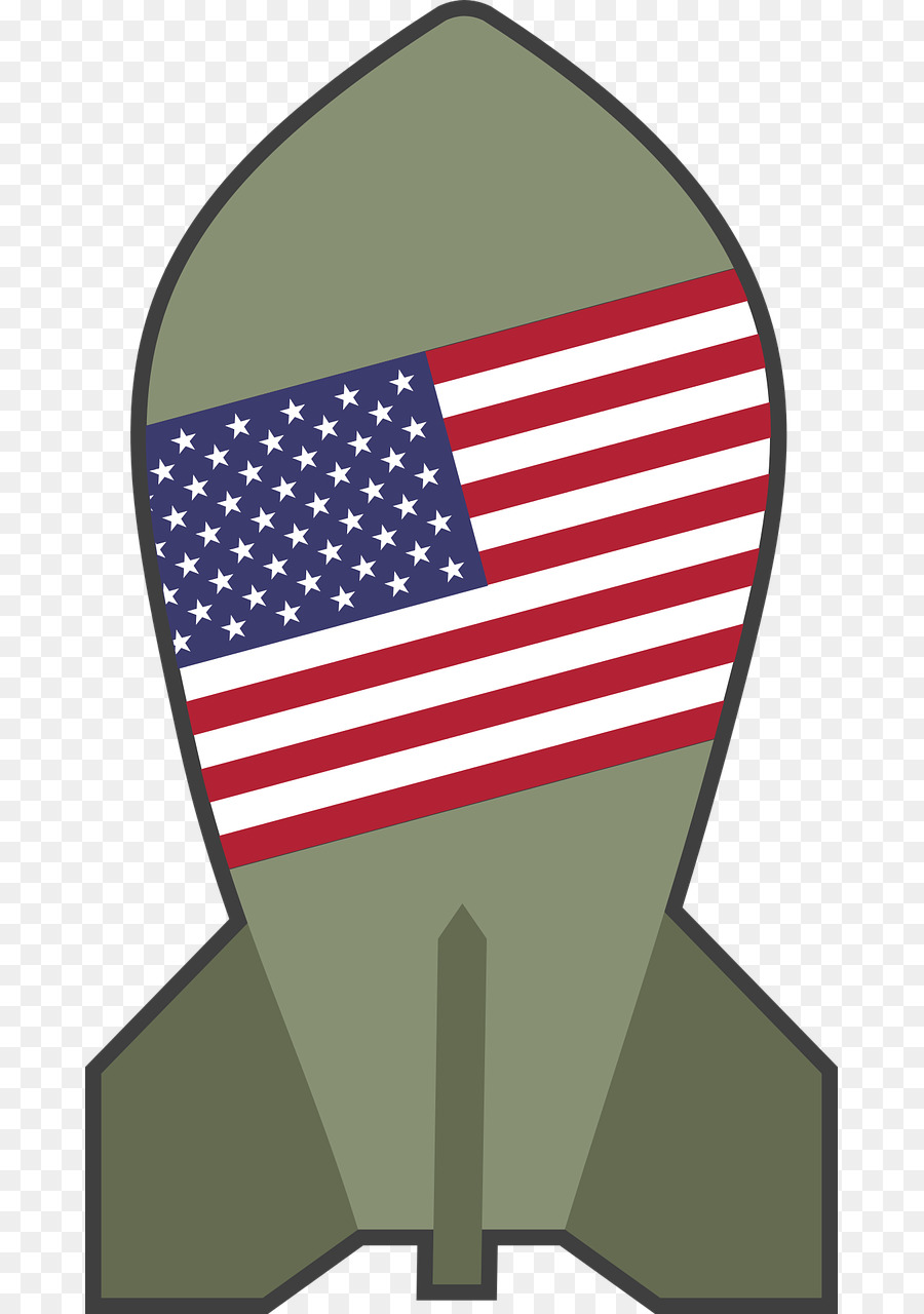 Bandiera degli Stati Uniti con armi Nucleari Bomba Clip art - stati uniti