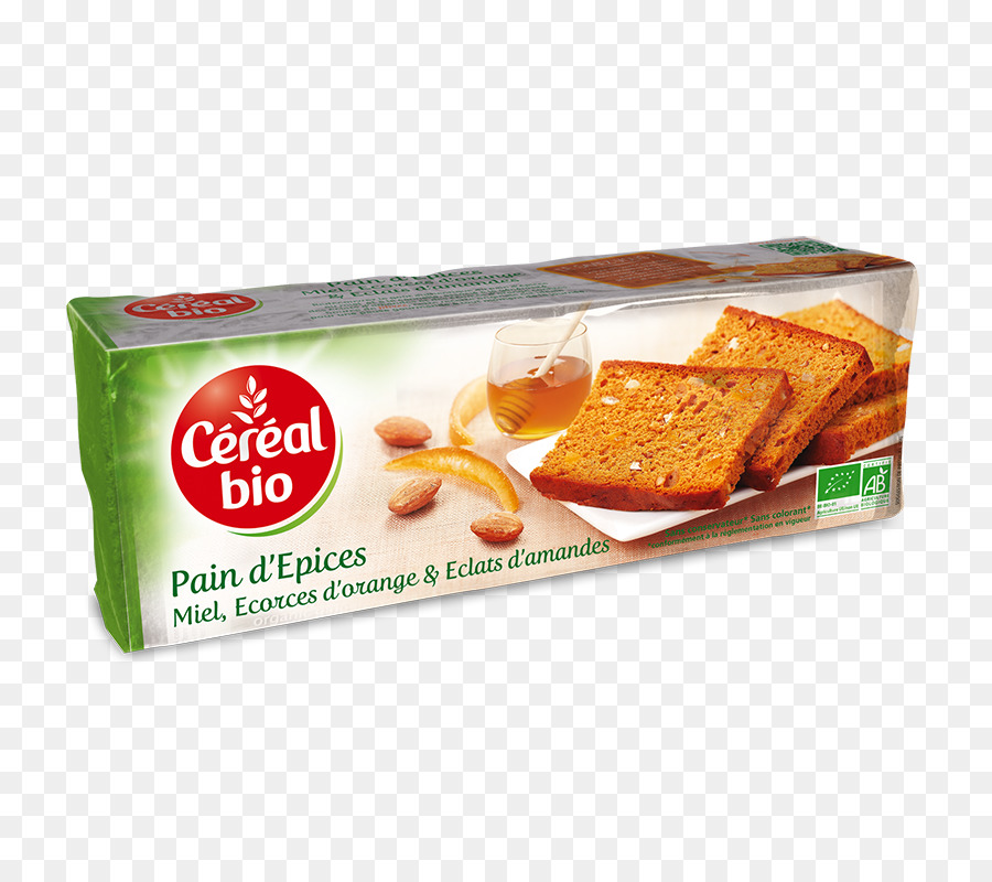 Pain d'épices Roggen Brot Frühstück Müsli Geschmack - Brot