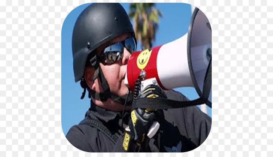 Sirene Polizei-Megaphon Fahrradhelme App Store - Polizei