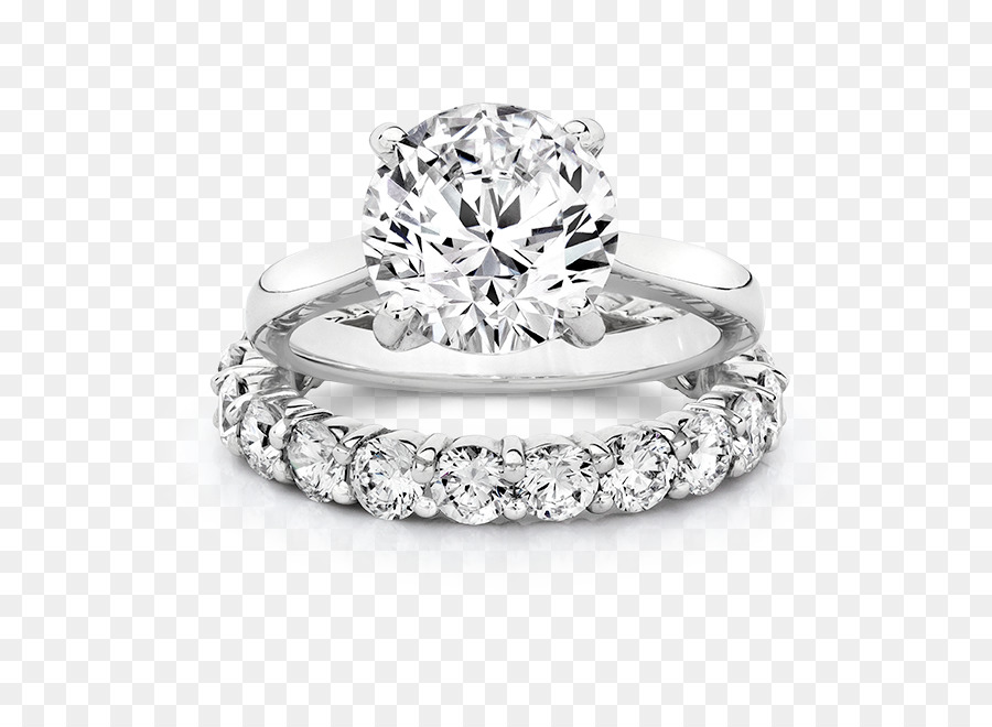 Anello di nozze anello di Fidanzamento Carati di Diamanti - Cubic Zirconia