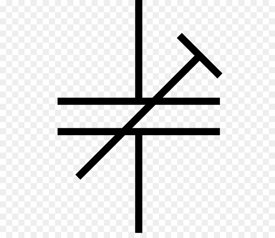 Trimmer Elektronischen symbol drehkondensator Elektrolyt-Kondensator - Symbol
