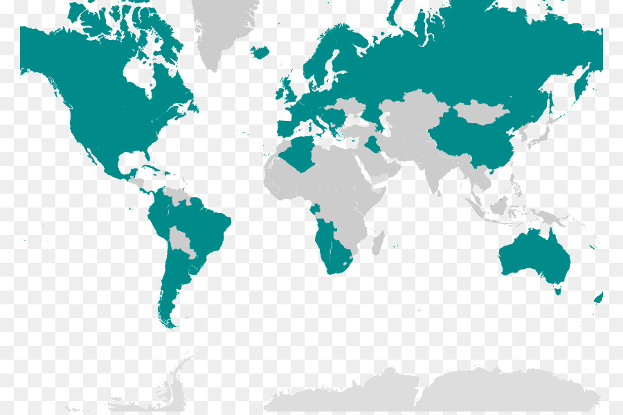 Mappa del mondo Mappa di proiezione proiezione Equirettangolare - mappa del mondo