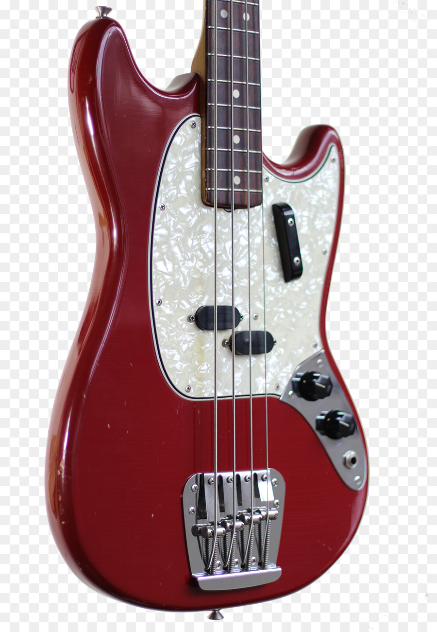 Chitarra Acustica chitarra elettrica Fender Mustang Bass - parafango per parafango