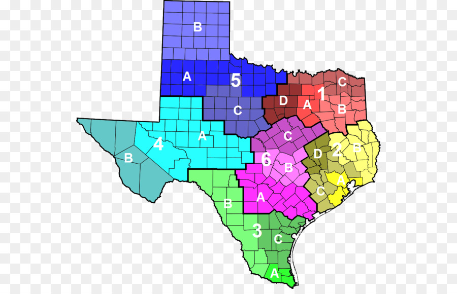 Abilene Texas Tuần tra xa Lộ bình nhì, State police - bản đồ