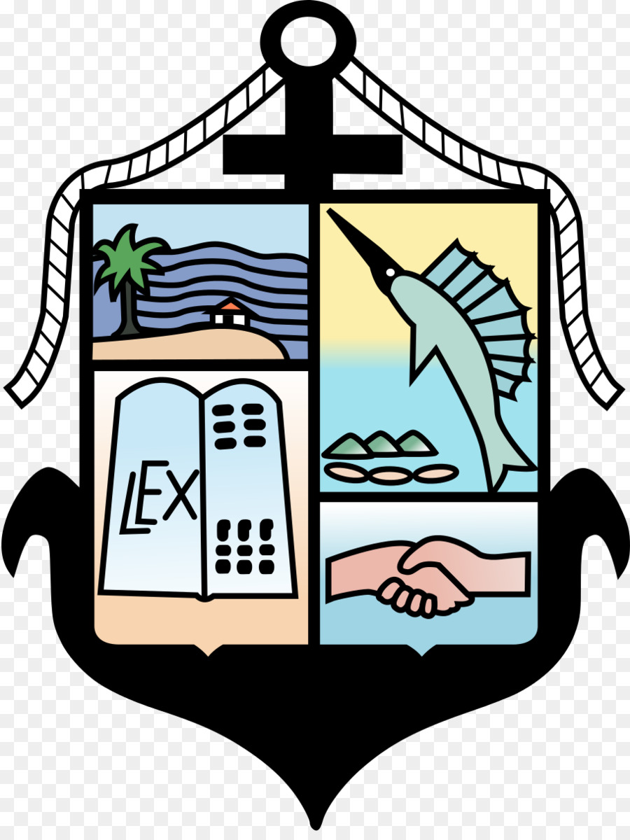 Puerto Vallarta ist ein Nationales Symbol von Mexiko Wappen Barra Jalisciense Ignacio de Vallarta A. C. - Symbol