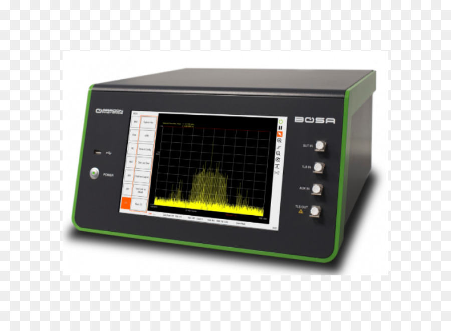Elektronik-Nanometer-Spectrum analyzer von Hewlett-Packard-Oszilloskop - Tunable Laser