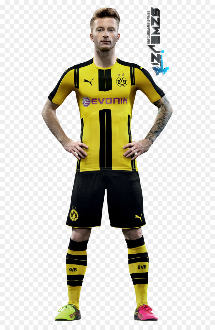 Marco Reus del Borussia Dortmund Jersey FIFA 17 giocatore di Calcio - Calcio