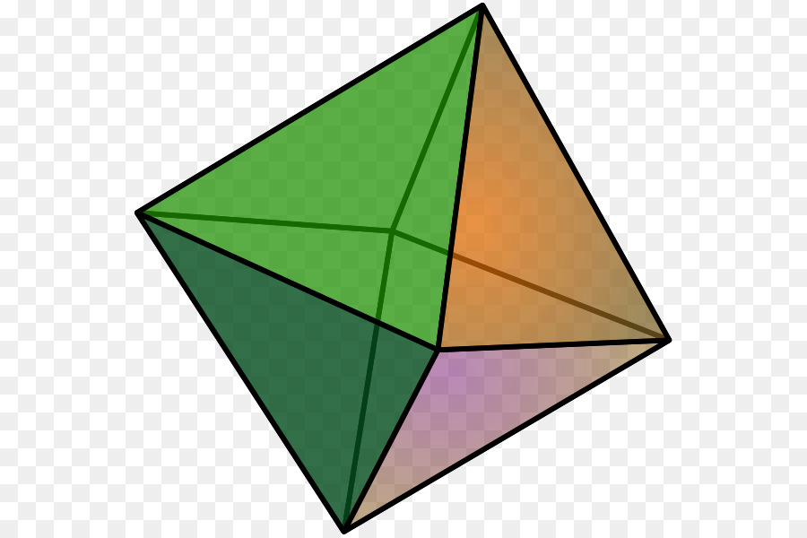 l'ottaedro regolare Regolare poliedri, solidi Platonici - Bordo