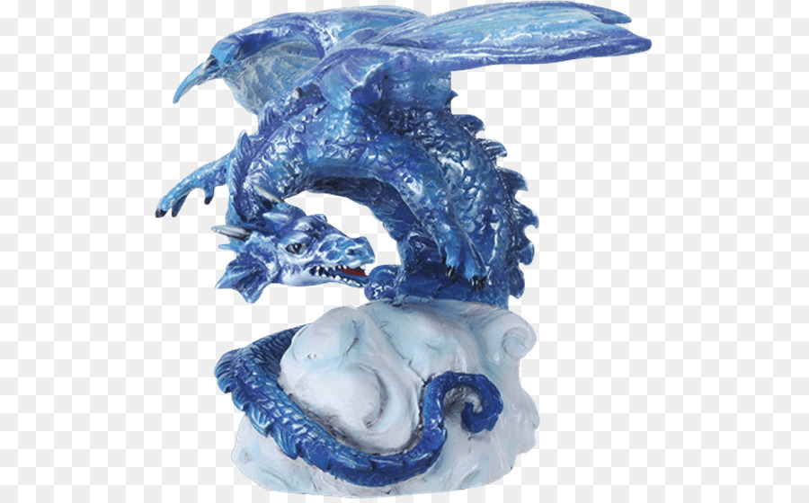 Blu cobalto Figurine di Dragon Organismo - drago
