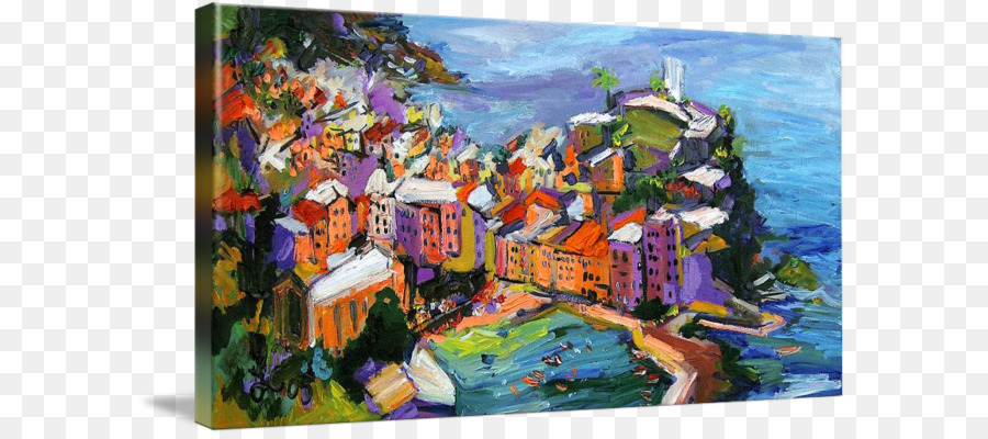 Ölgemälde Vernazza Gallery wrap Canvas - Cinque Terre
