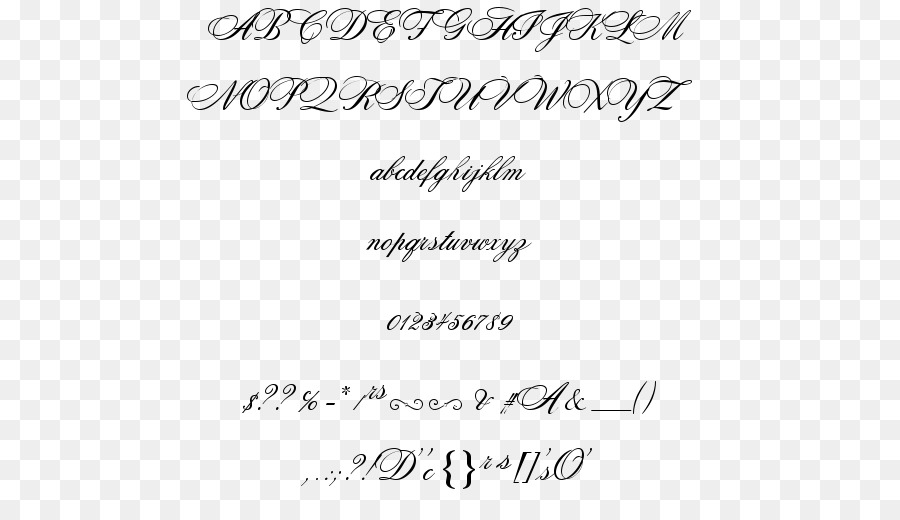 Documento Grafia Linea Nera M - Script di carattere