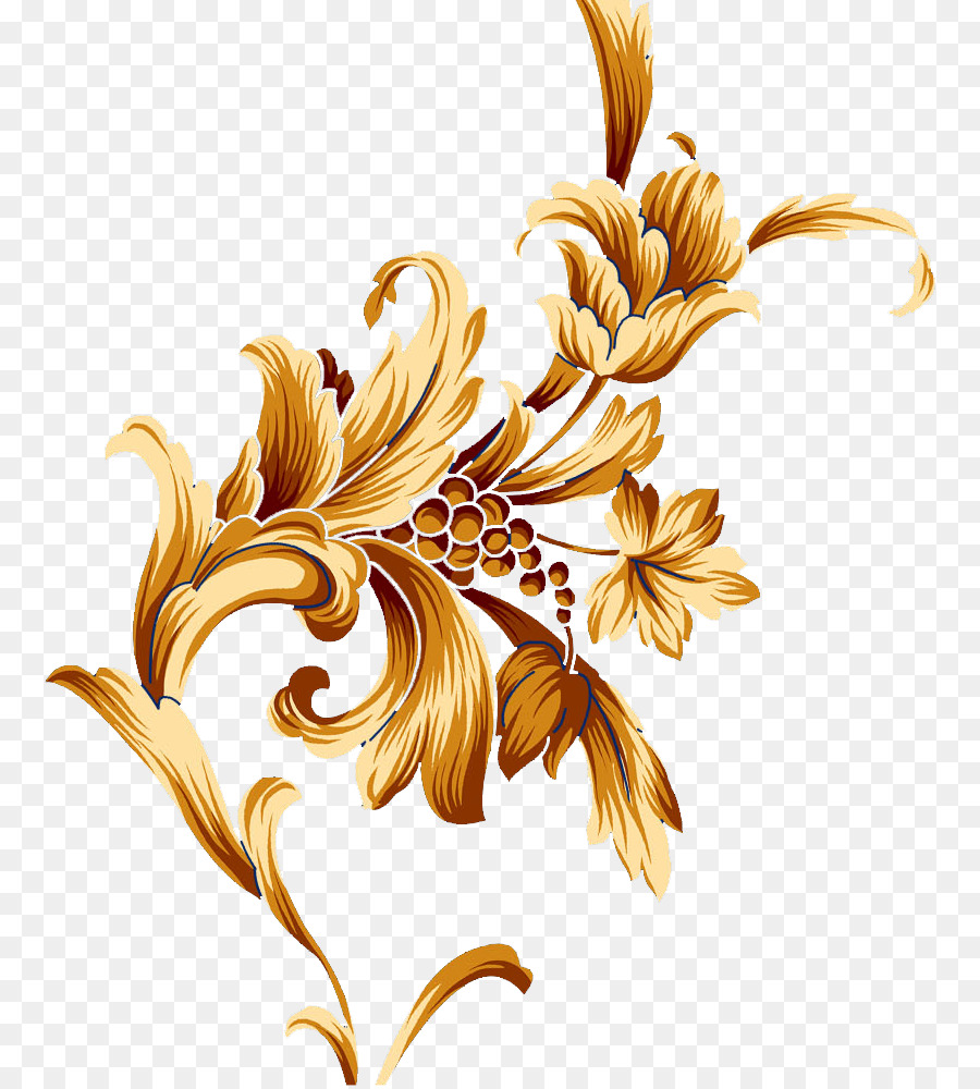 Hoa Bokmärke Vàng đồ họa Mành Clip nghệ thuật - hoa
