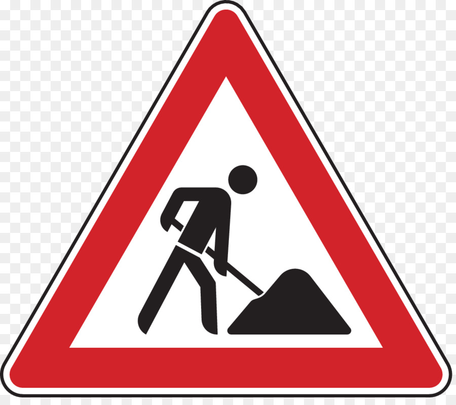 Verkehrszeichen in Singapur Baustellen, Verkehrszeichen, Warnung, Zeichen - Straße