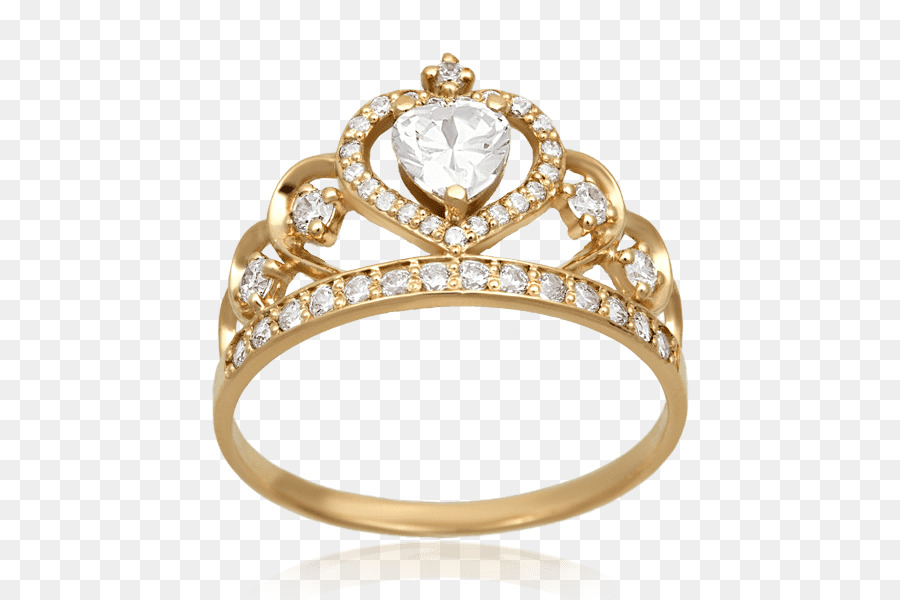 Claddagh-ring Krone Gold Diamant - Ring