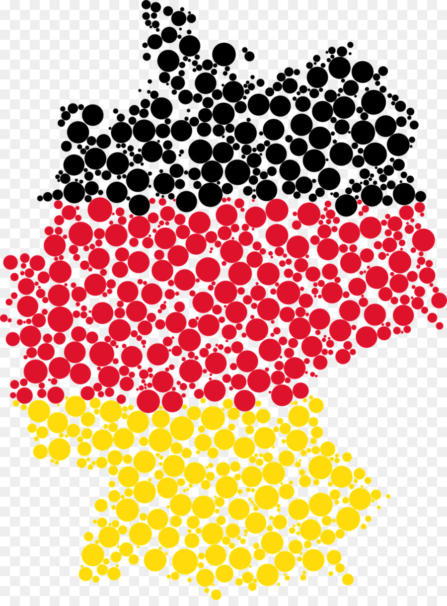 Bandiera della Germania Mappa Insurrezione del 1953, nella Germania dell'Est Clip art - mappa