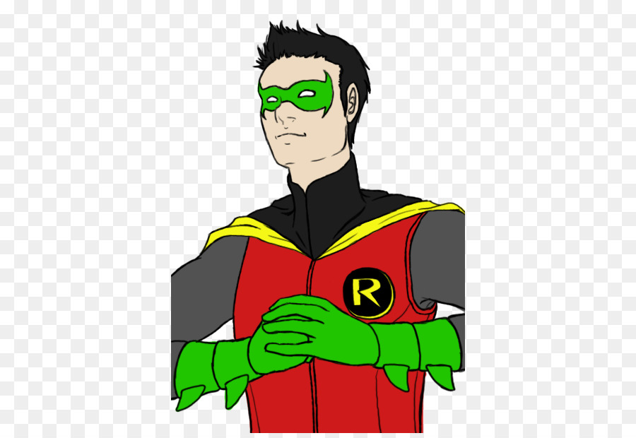 Superhelden-Brille Clip-art-Männchen - Damian Wayne