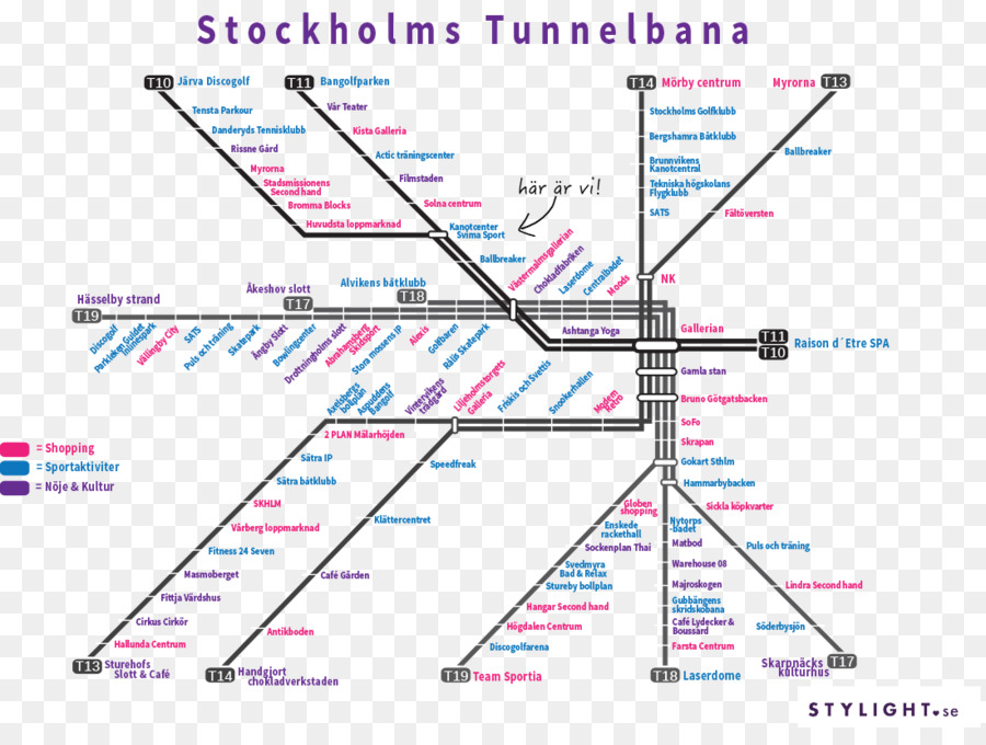 Stoccolma Punto Linea Angolo Diagramma - linea