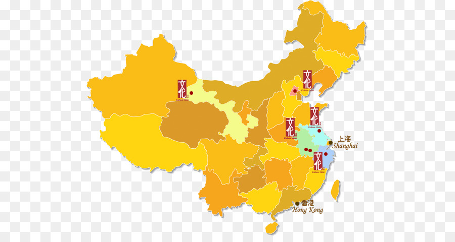 Karte von China Royalty-free - Seidenstraße