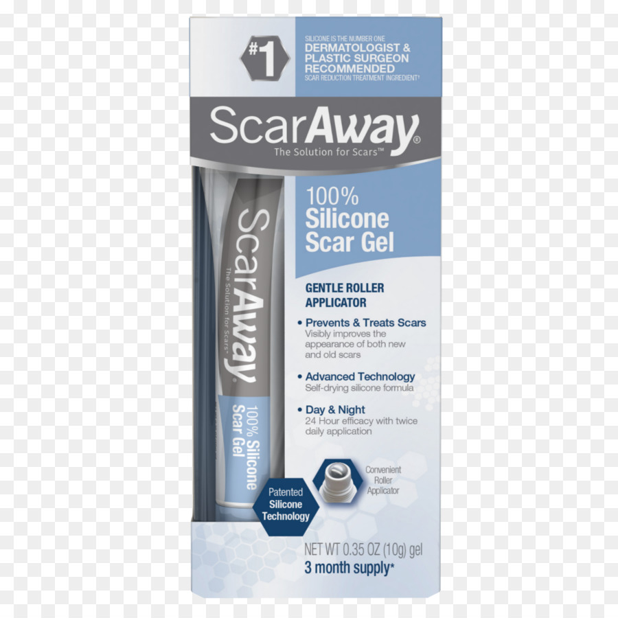 ScarAway Narben Reparatur Gel ScarAway Silikon Narbe Blätter Kelo cote Advanced Formula Scar Gel - Narbe