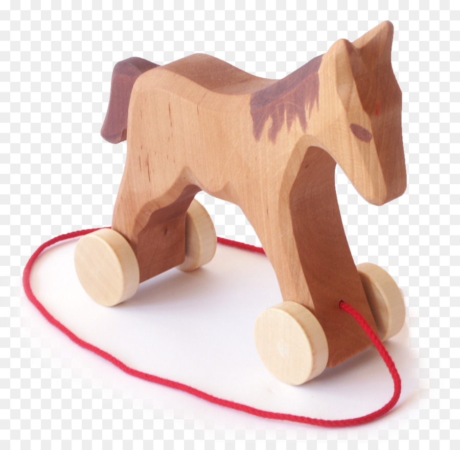 Horse Toy Holzspielzeug Game Grünes Spielzeug - Pferd