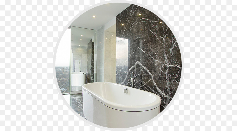 Bagno in marmo Piastrelle Accento parete Vasca da bagno - vasca da bagno