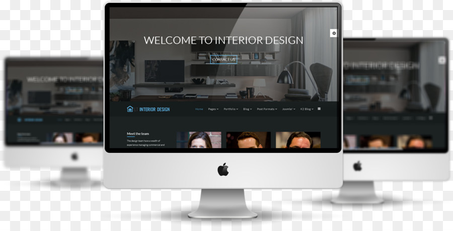 Responsive Webdesign-Vorlage Joomla Interior Design Services - Design
