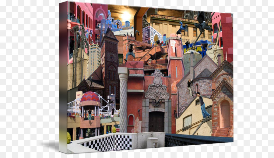 Collage-Gallery-wrap-Spielzeug-Canvas Art - Collage