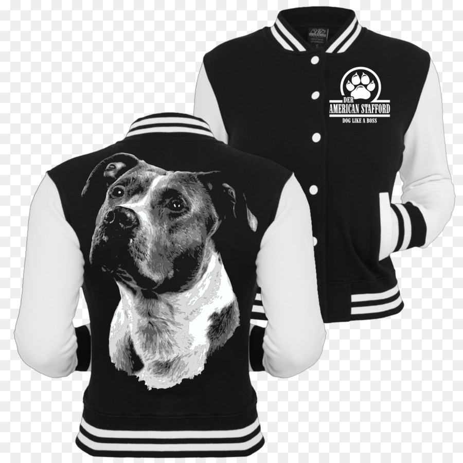 Hoodie Dog breed-T-shirt-Jacke Letterman - American Staffordshire Terrier