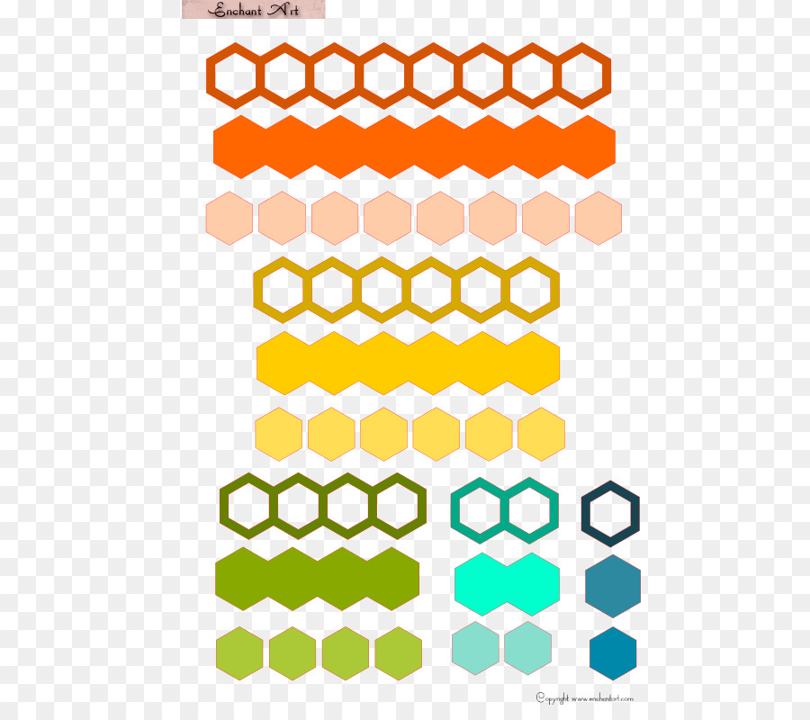 Hexagon Pattern-Blocks Winkel, Geometrie-Gitter - Winkel