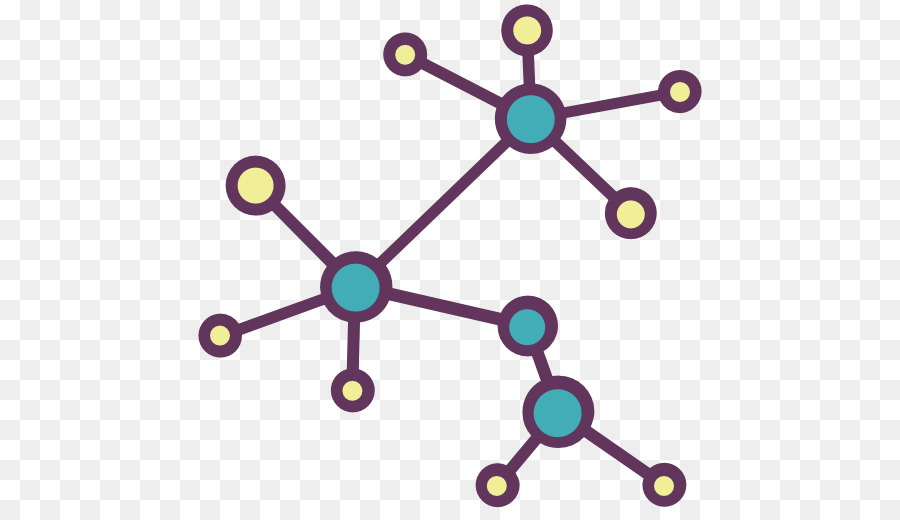 Computer-Icons Research Organisation Computer-Netzwerk - Atome in Molekülen
