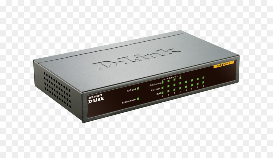 Power-over-Ethernet-Netzwerk-switch Gigabit Ethernet D-Link, TP-Link - Fast Ethernet