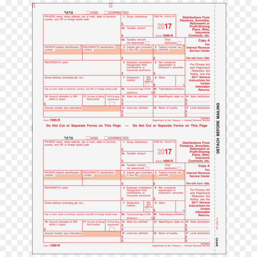Mẫu giấy 1099-LINH tinh Hình thành 1096 IRS thuế hình thức - hình thức 1098t