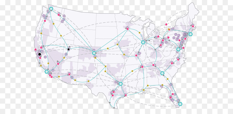 La Linea Di Simmetria Mappa Del Punto Di Pattern - Wide Area Network