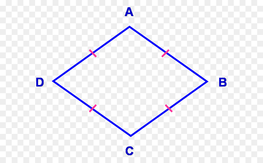 Rhombus Viereck Parallelogramm-Geometrie Form - Form