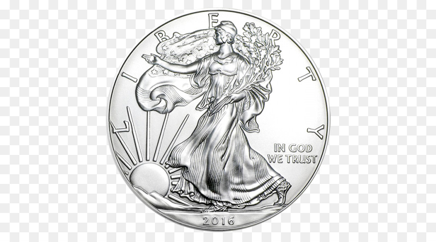 American Silver Eagle American Gold Eagle der United States Mint Bullion Münze - Walking Liberty Half Dollar