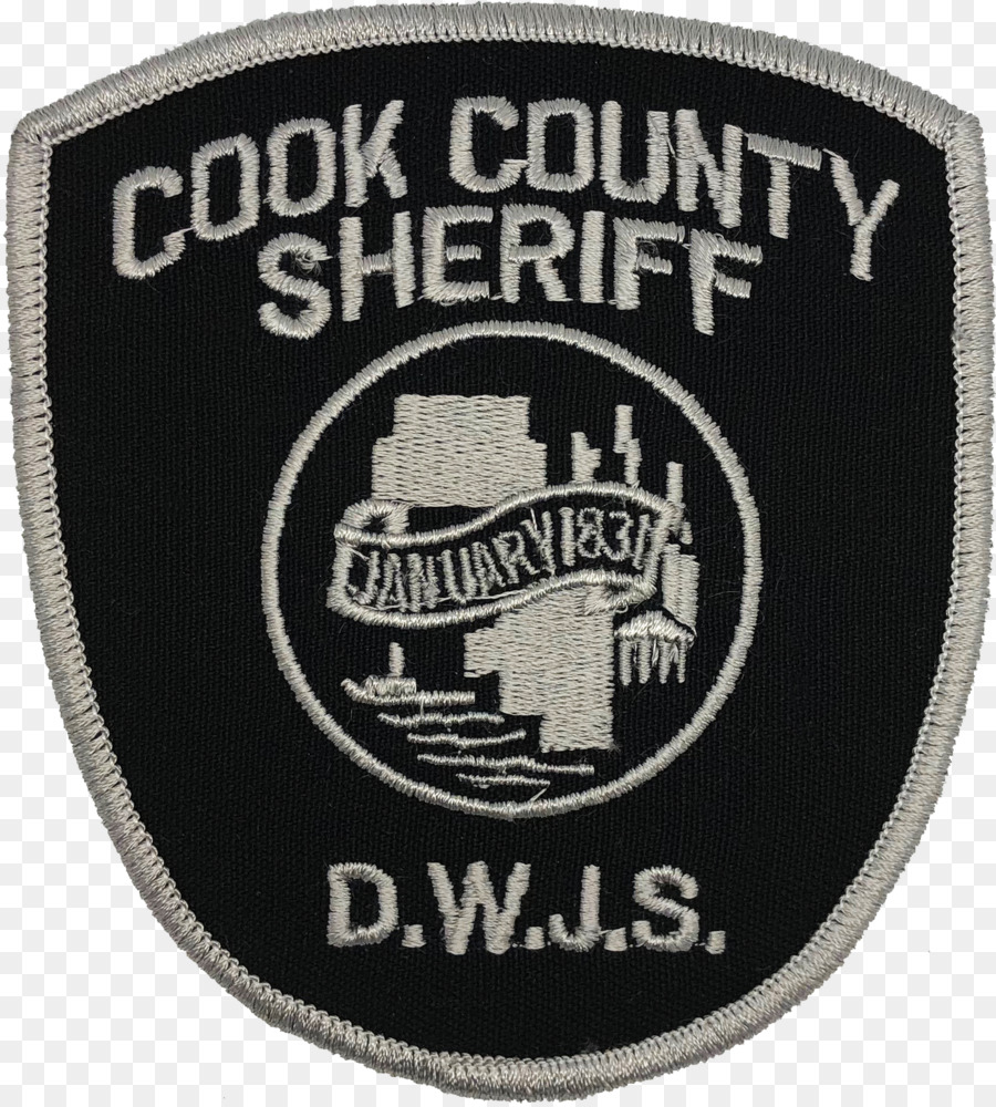 Logo Cook County Sheriff ' s Office Abzeichen Beruf Schriftart - Chicago Gerechtigkeit