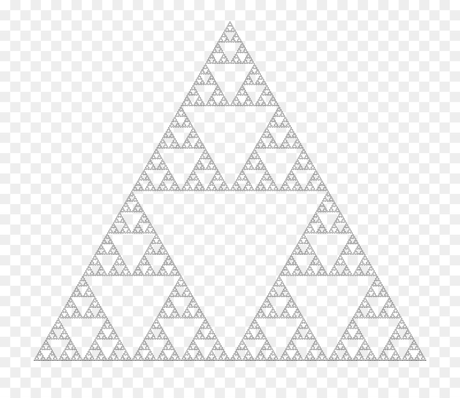 Triangolo di Sierpinski Frattale tappeto di Sierpinski Curva - triangolo