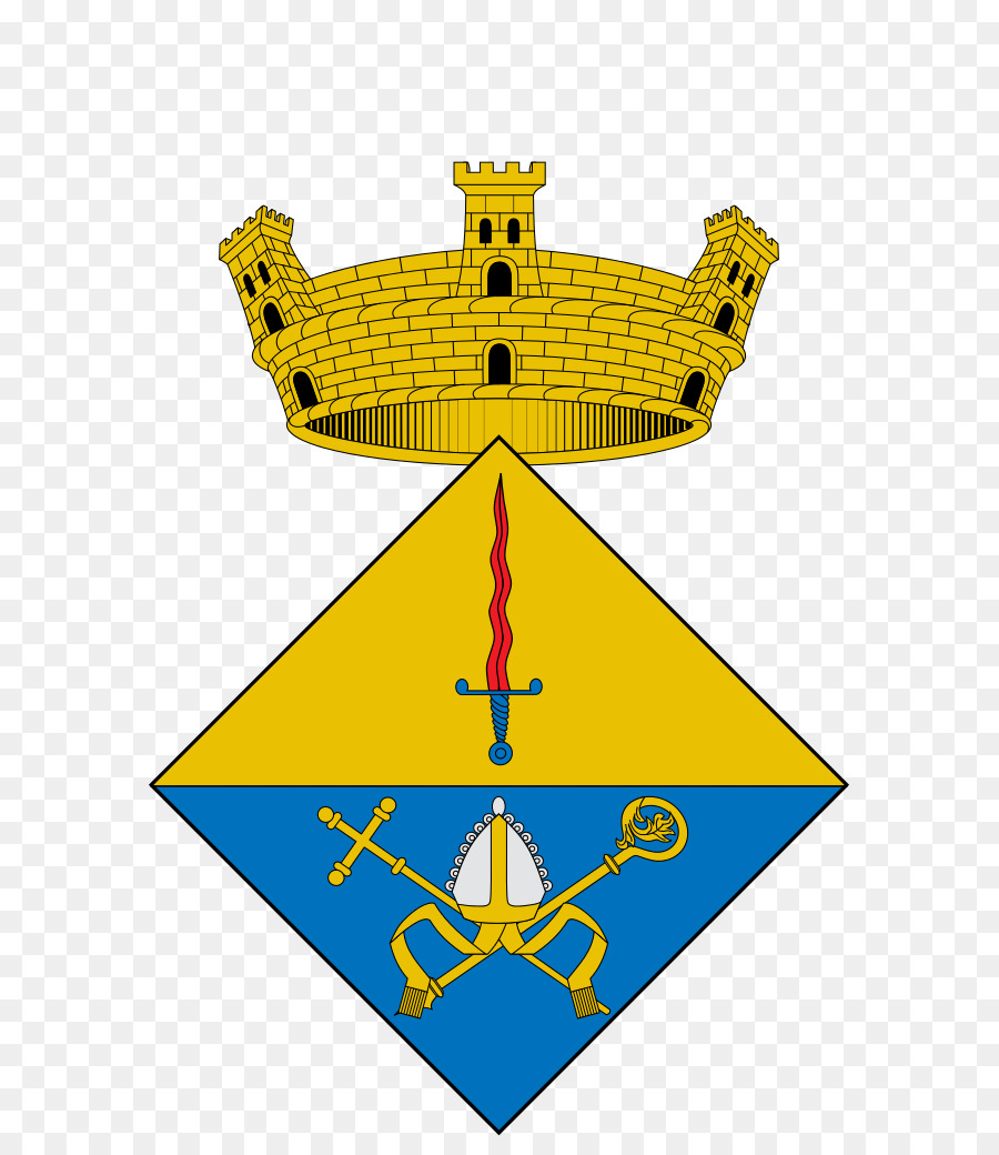 Santa Coloma de Cervelló Montclar, Berguedà Canovelles Montmajor - Wappen des Priorat