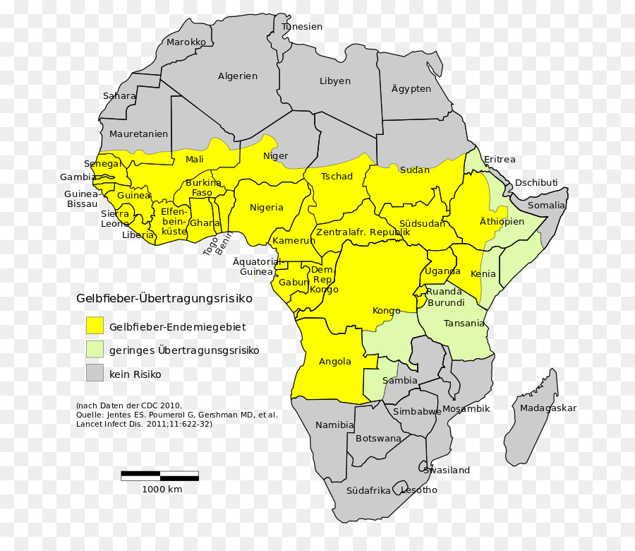 La febbre gialla Malattia Africa l'Infezione da Malaria - Africa