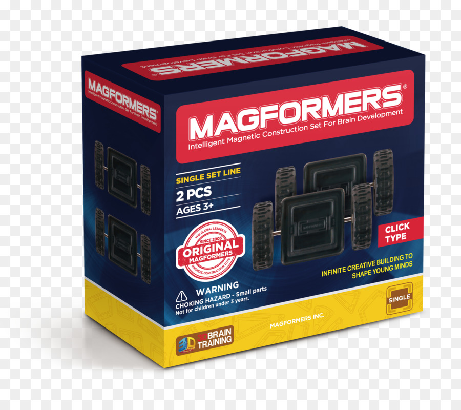 Magformers 63076 Magnetic Building Construction Set Auto Magformers Rad Fahrzeug Set Line - Auto