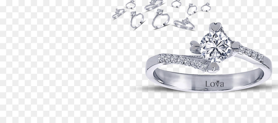 Ohrring Brilliant Schmuck Hochzeit ring - Ring