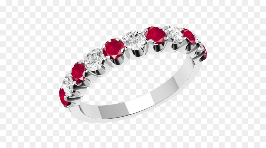 Rubino anello di Nozze anello di Fidanzamento anello di Eternità - rubino