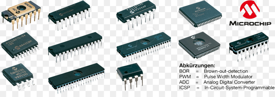 PIC-mikrocontroller-Transistor, der Mikrochip-Technologie Elektronik - avr32