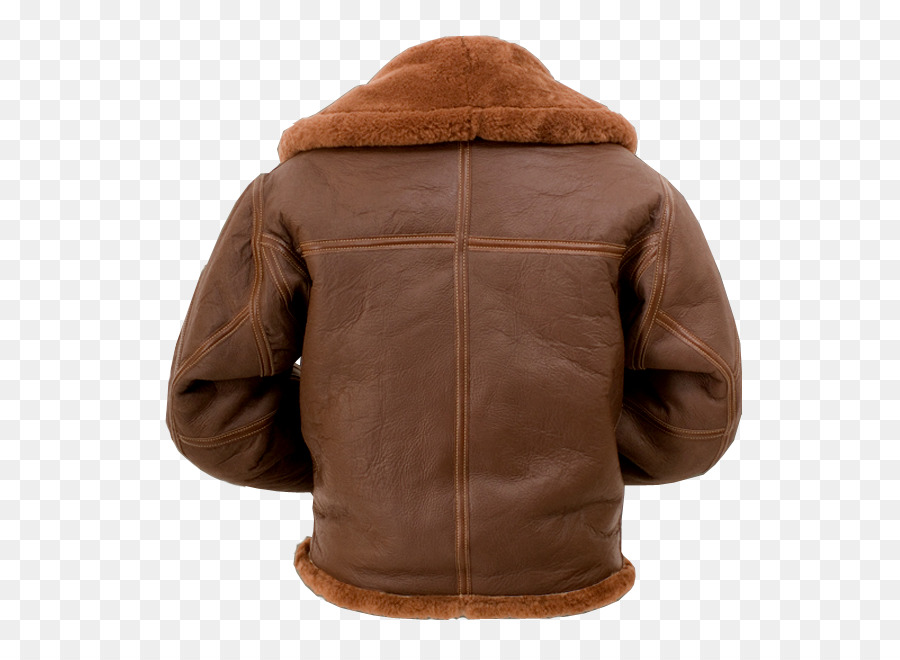 Leder-Jacke Pelz-Kleidung Flight jacket Lammfell - Jacke