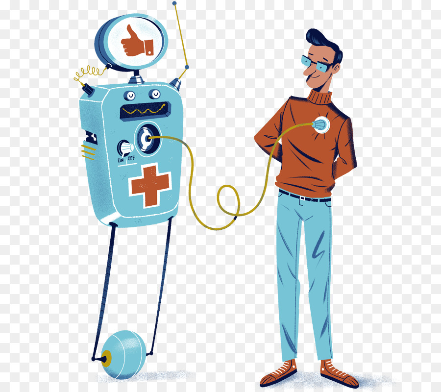 Medizin, Medizinisches Gerät, Medizinische Ausrüstung Cartoon - Roboter