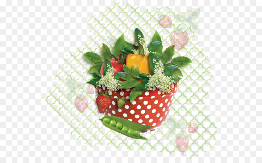 Erdbeer-Blumentopf Blumen-design Gemüse - Fruits et lxe9gumes
