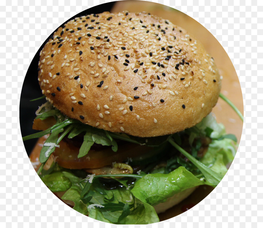 Cá hồi burger Hamburger phô mai burger Chay sandwich - Thịt